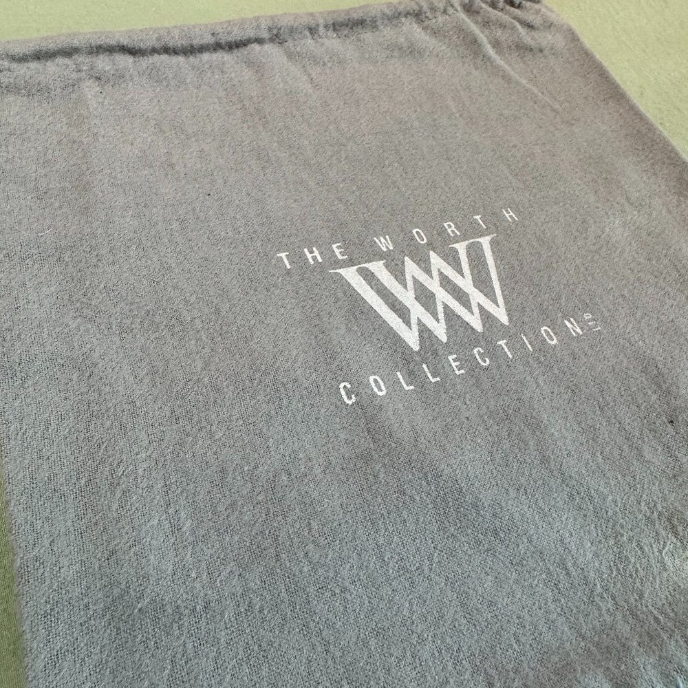 The Worth Collection Gray Dust Bag - 10in x 10in